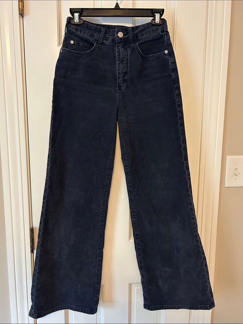Pilcro by Anthropologie Navy Corduroy Pants